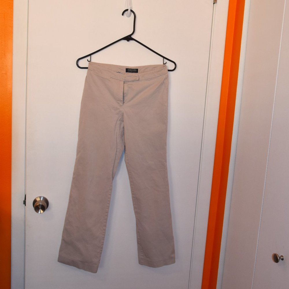 New York & Company khaki slacks, size 4 petite